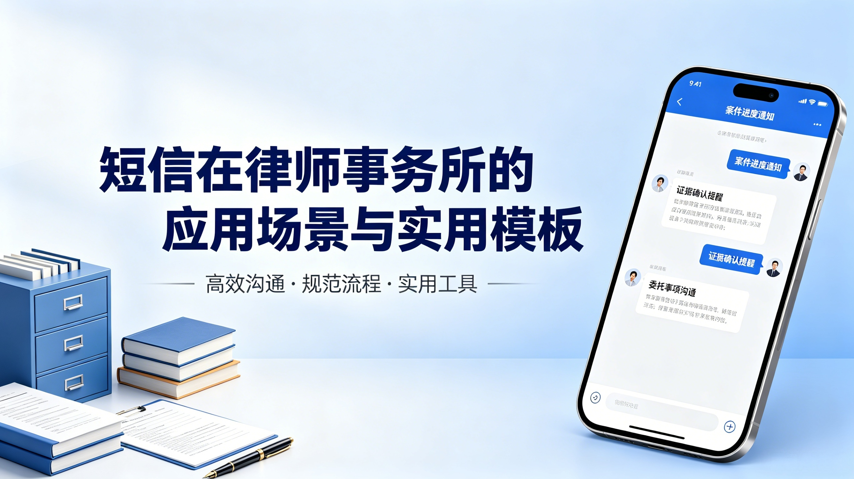 短信在律师事务所的应用场景与实用模板