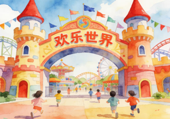 游乐园短信方案