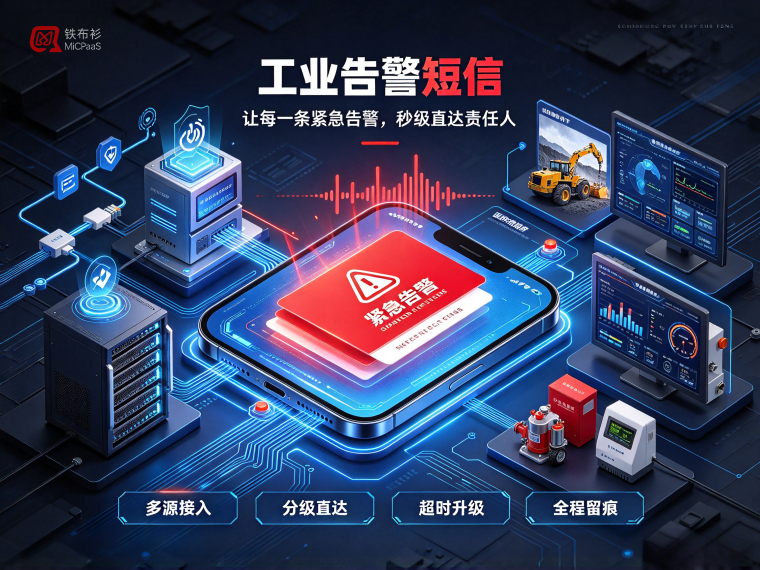 铁布衫科技正式发布「工业告警短信」产品：让每一条紧急告警，秒级直达责任人