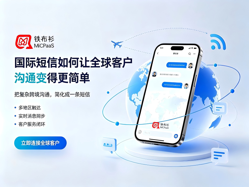 铁布衫MiCPaaS-国际短信如何让全球客户沟通变得更简单