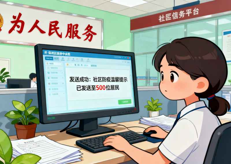 秒信通短信平台在社区服务的应用